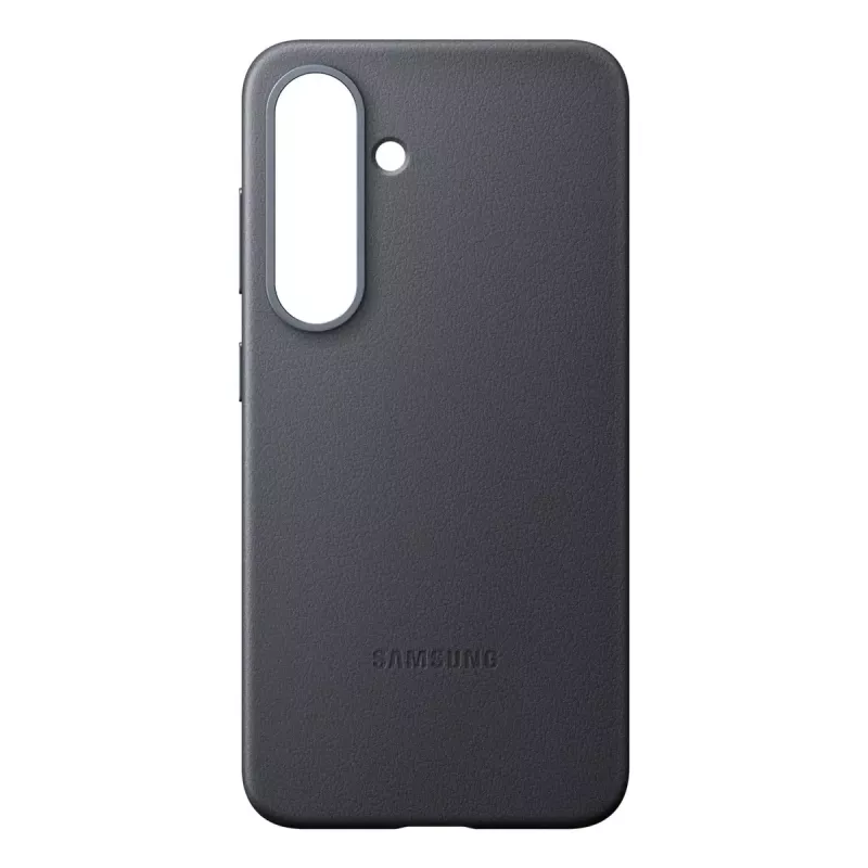 Dangtelis Samsung Galaxy S25 dirbtinės odos, juodas