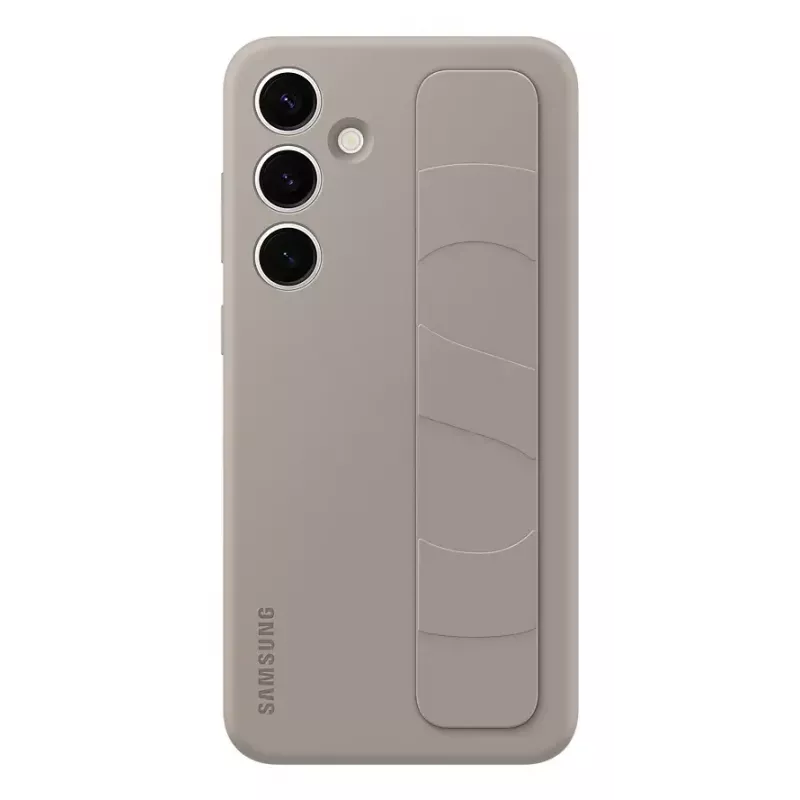 Samsung Standing Grip dėklas Galaxy S25+ telefonui, pilkas, EF-GS936CJEGWW