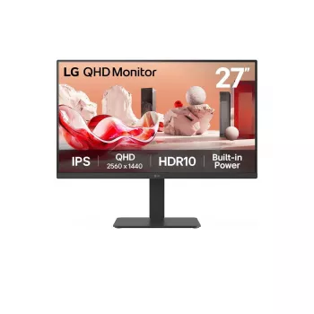 LG 27BA54QB-B monitor kompiuteriui 68,6 cm (27 col.) 2560 x 1440 pikselių „Quad HD“ LCD juodas