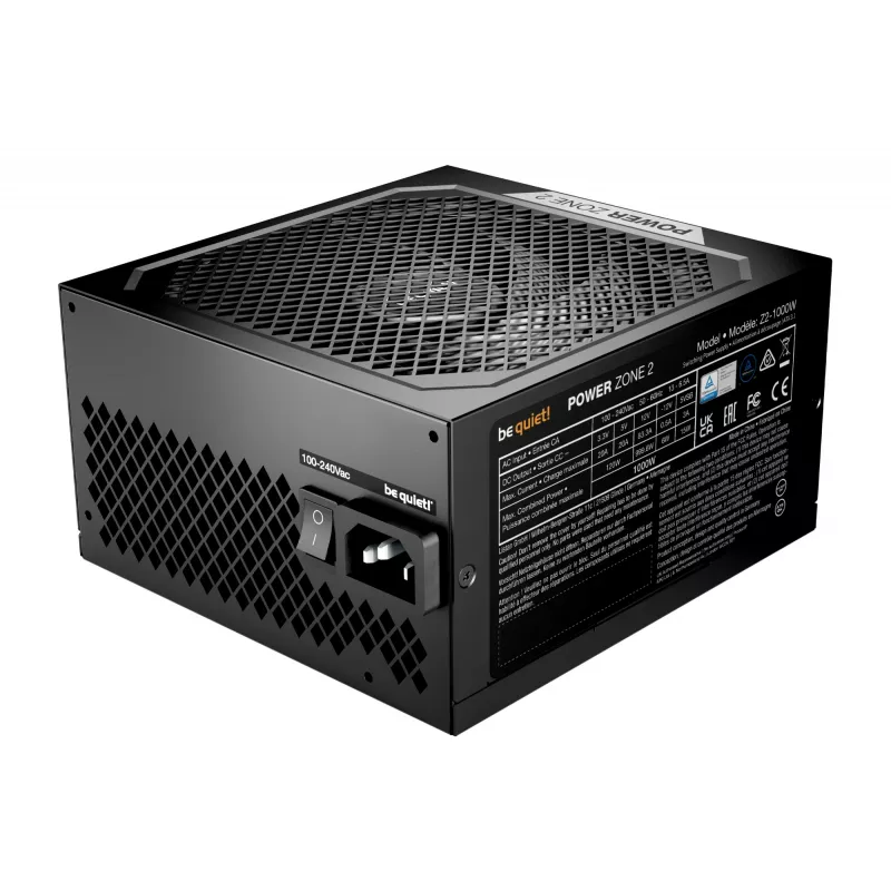 be quiet! POWER ZONE 2 1000W maitinimo blokas 20+4 pin ATX ATX juodas