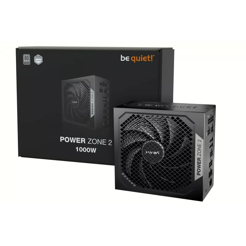 be quiet! POWER ZONE 2 1000W maitinimo blokas 20+4 pin ATX ATX juodas