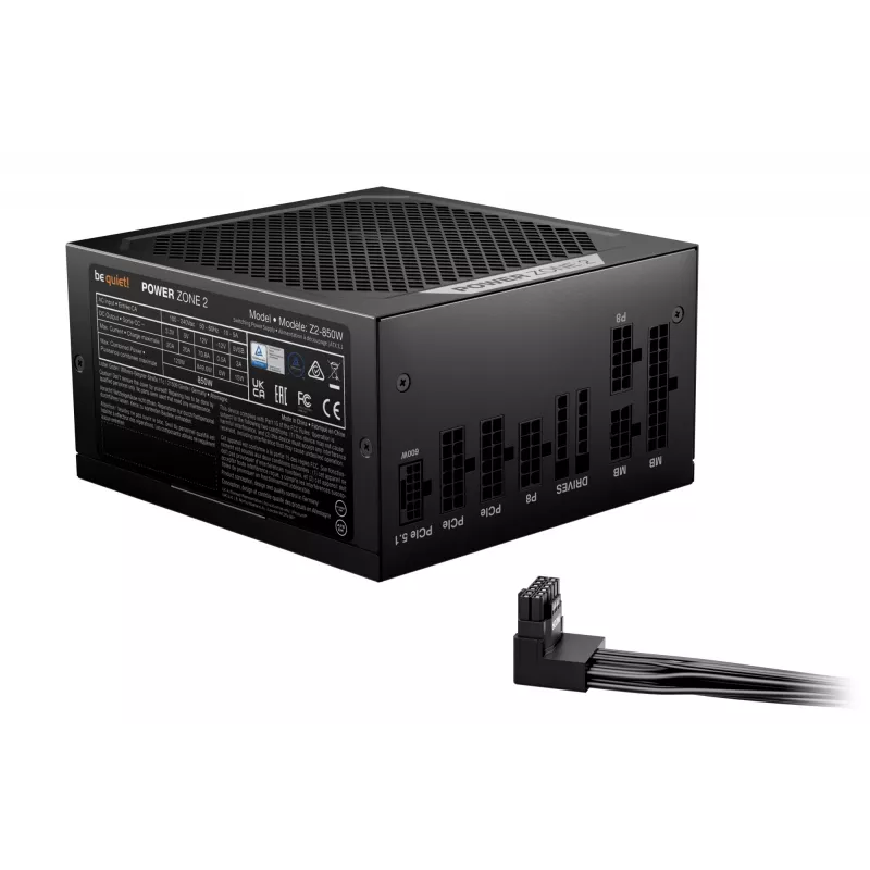 be quiet! POWER ZONE 2 850W maitinimo blokas 20+4 pin ATX ATX Juoda