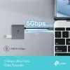 USB Type-C stotelė TP-Link UH3020C — 3 prievadai (HDMI, USB-A, USB-C), 5 Gbit/s, HDMI 4K@60Hz, PD iki 100W, aliuminis, 0,18 m laidas