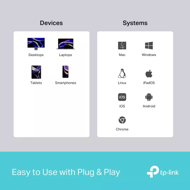 USB Type-C stotelė TP-Link UH3020C — 3 prievadai (HDMI, USB-A, USB-C), 5 Gbit/s, HDMI 4K@60Hz, PD iki 100W, aliuminis, 0,18 m laidas