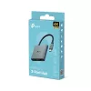 USB Type-C stotelė TP-Link UH3020C — 3 prievadai (HDMI, USB-A, USB-C), 5 Gbit/s, HDMI 4K@60Hz, PD iki 100W, aliuminis, 0,18 m laidas