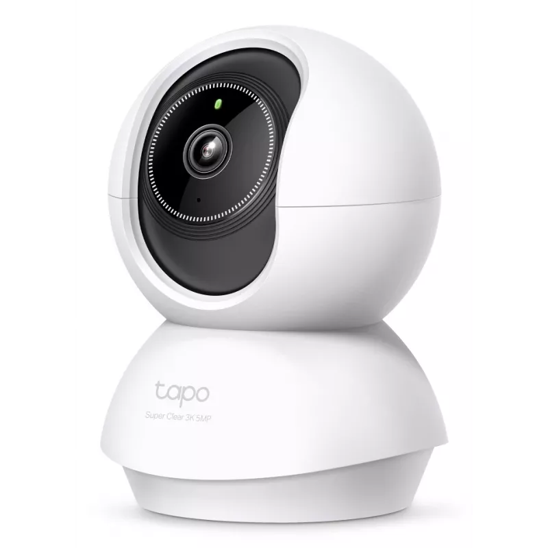 TP-Link Tapo Pan/Tilt AI 3K 5MP belaidė IP stebėjimo kamera, 2,4 GHz, 360°