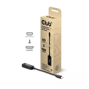 Adapteris CLUB3D Mini DisplayPort 1.4 į HDMI 8K60Hz M/F, Mini DisplayPort jungtis