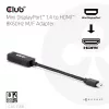 Adapteris CLUB3D Mini DisplayPort 1.4 į HDMI 8K60Hz M/F, Mini DisplayPort jungtis