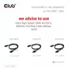 Adapteris CLUB3D Mini DisplayPort 1.4 į HDMI 8K60Hz M/F, Mini DisplayPort jungtis