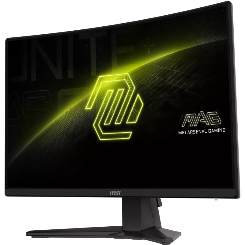 Monitorius MSI MAG 242C 23.6 colio lenktas LCD Full HD 1920×1080 VA 180Hz 1ms MPRT HDMI DisplayPort VESA 100×100