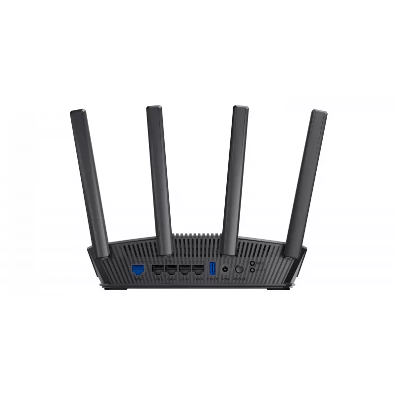 ASUS RT-BE82U BE6500 belaidis maršrutizatorius 2.5 Gigabit Ethernet dviejų juostų (2.4 GHz / 5 GHz) Juodas