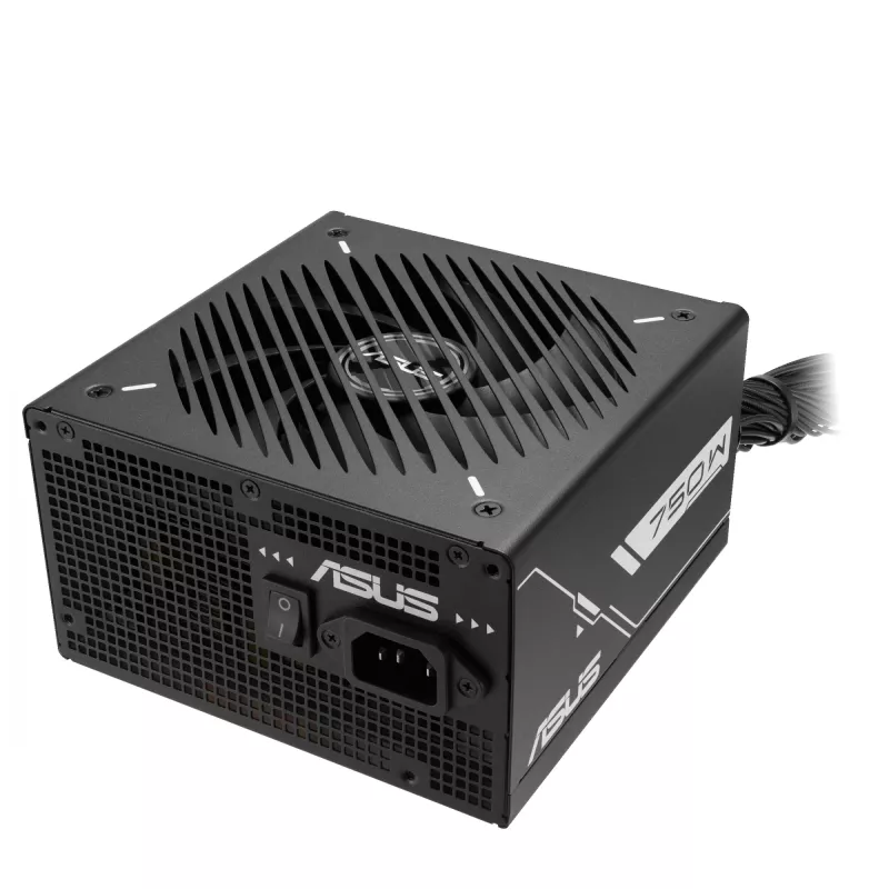 ASUS Prime-750B-BLACK 750 W, 80 PLUS Bronze, 135 mm ventiliatorius, 20+4 pin, 3× PCIe 8-pin, nemodulinis ATX maitinimo blokas