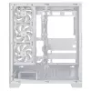 PC korpusas ASUS A31 Plus TG ARGB WHITE Midi Tower — ATX, grūdintas stiklas, ARGB, 3x120 mm + 1x120 mm ventiliatoriai, 38 cm GPU, 165 mm CPU aušintuvas