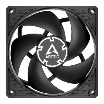 ARCTIC P9 PWM PST (Juoda) - 92 mm PWM ventiliatorius su kabelio dalikliu