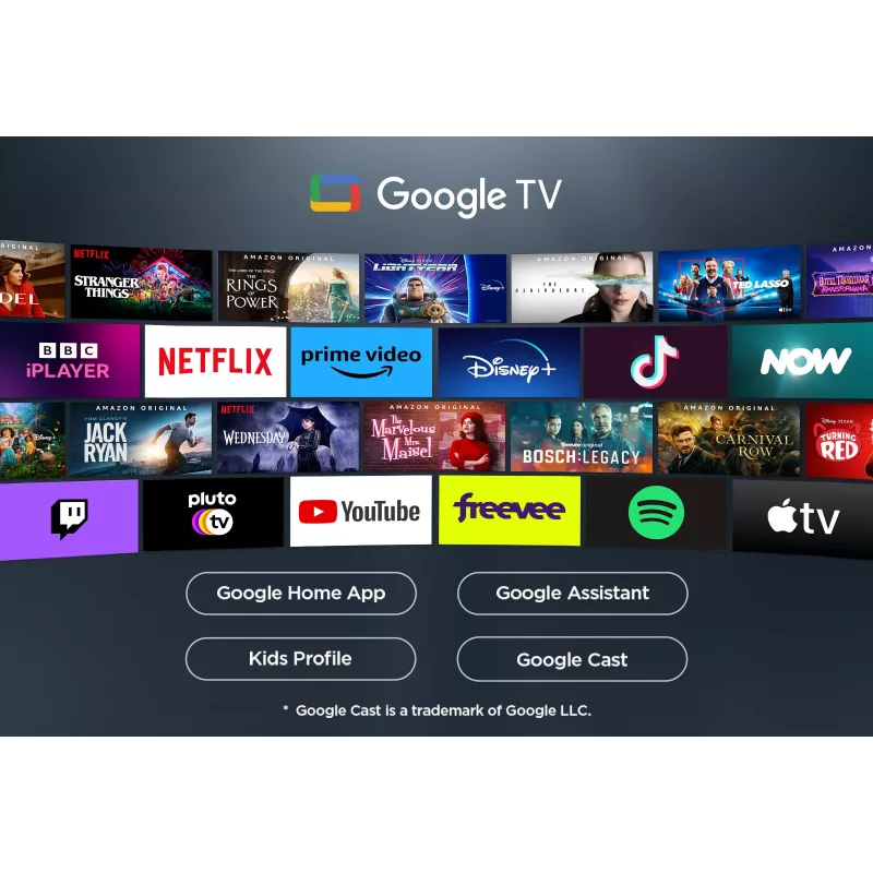 TCL V6C 65V6C televizorius 165,1 cm (65 col.) 4K Ultra HD Smart TV Wi-Fi Metalinis 280 cd/m²