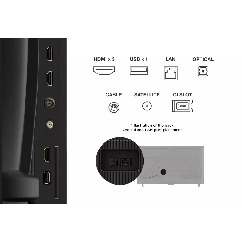 TCL V6C 65V6C televizorius 165,1 cm (65 col.) 4K Ultra HD Smart TV Wi-Fi Metalinis 280 cd/m²