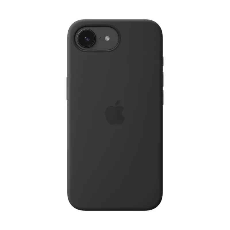 APPLE Silikoninis Dėklas iPhone 16e Juodas