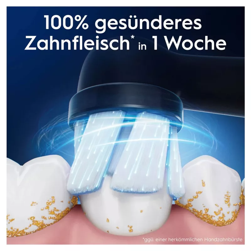 Oral-B 194631 šepetėlio galvutė 4 vnt. Juoda