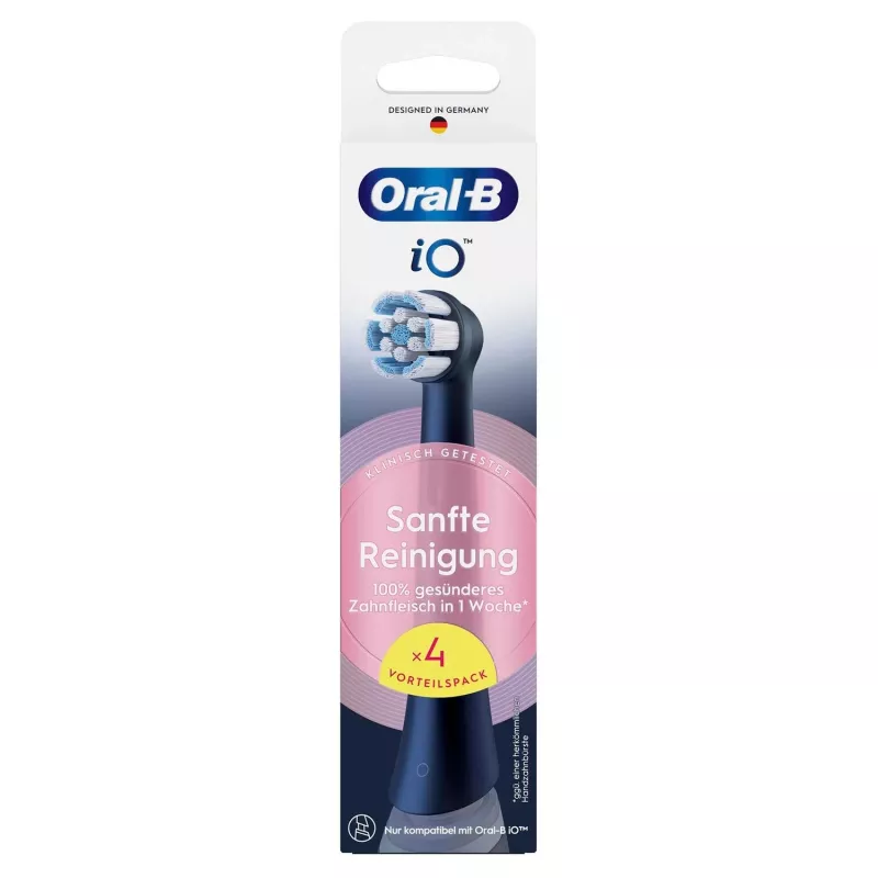 Oral-B 194631 šepetėlio galvutė 4 vnt. Juoda