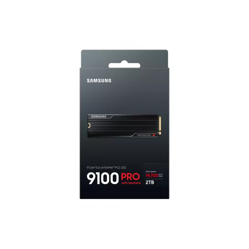 Samsung 9100 PRO Heatsink PCIe 5.0 NVMe M.2 SSD - 2 TB