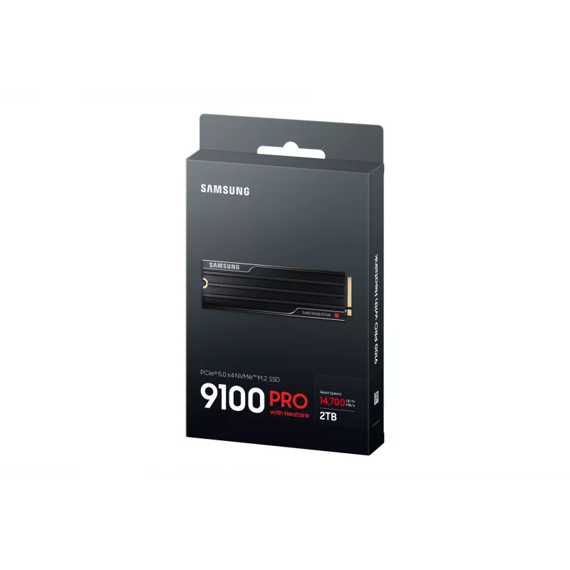 Samsung 9100 PRO Heatsink PCIe 5.0 NVMe M.2 SSD - 2 TB