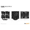 be quiet! Pure Rock Pro 3 Black procesoriaus oro aušintuvas 12 cm 1 vnt.