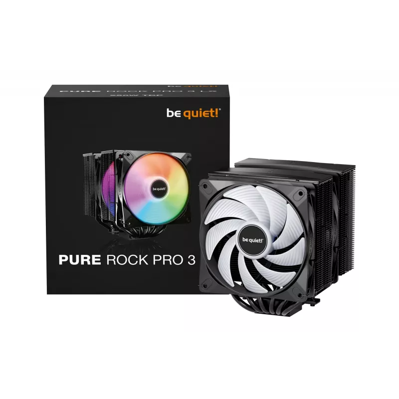 be quiet! Pure Rock Pro 3 LX Black procesoriaus oro aušintuvas 12 cm 1 vnt.