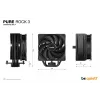 be quiet! Pure Rock 3 Black procesoriaus oro aušintuvas 12 cm 1 vnt.