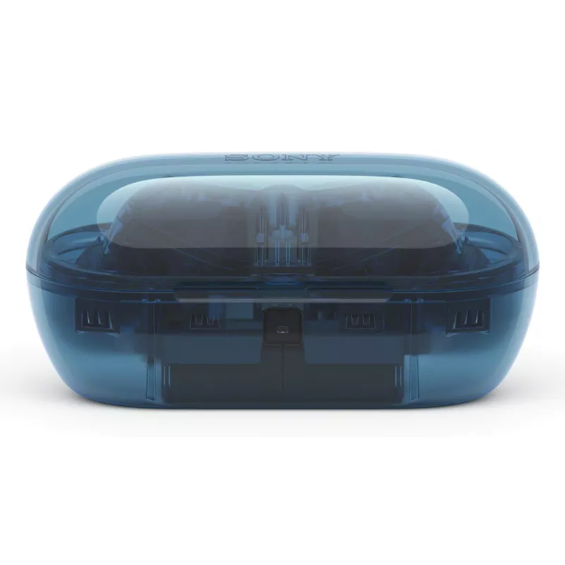 Ausinės Sony WF-C710N CE7 belaidės True Wireless, Bluetooth 5.3, ANC, IPX4, 8.5/12 h atkūrimas, stiklo mėlyna
