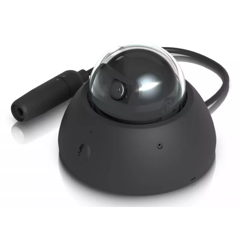 UBIQUITI NETWORKS UVC-AI-DOME-B 4K AI kupolinė IP kamera, juoda