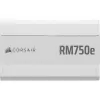 CORSAIR RMe Series RM750e – 750 W, pilnai modulinis, mažatriukšmis ATX maitinimo šaltinis, baltas