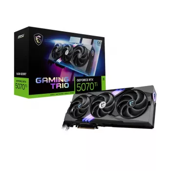 Vaizdo plokštė MSI GeForce RTX 5070 Ti – 16 GB GDDR7, PCIe 5.0, 256 bitų, 3 ventiliatoriai, 338 mm