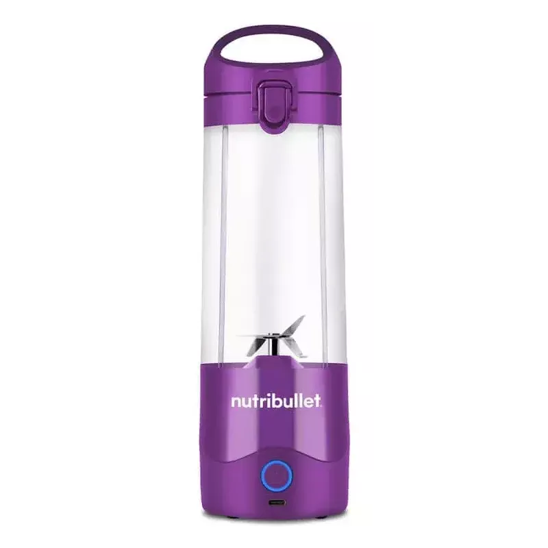 Nešiojamas blenderis NUTRIBULLET Portable 0,475 L – violetinis, 2000 mAh baterija, Tritan dubuo