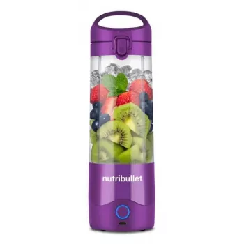 Nešiojamas blenderis NUTRIBULLET Portable 0,475 L – violetinis, 2000 mAh baterija, Tritan dubuo