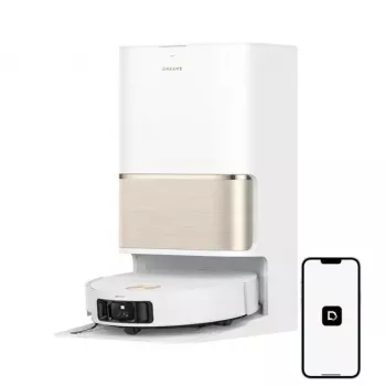 Robotinis dulkių siurblys su šlapiu valymu Dreame L50 Pro Ultra White