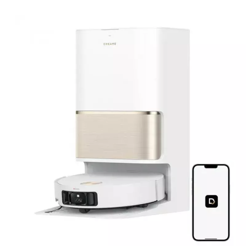 Robotinis dulkių siurblys su šlapiu valymu Dreame L50 Pro Ultra White