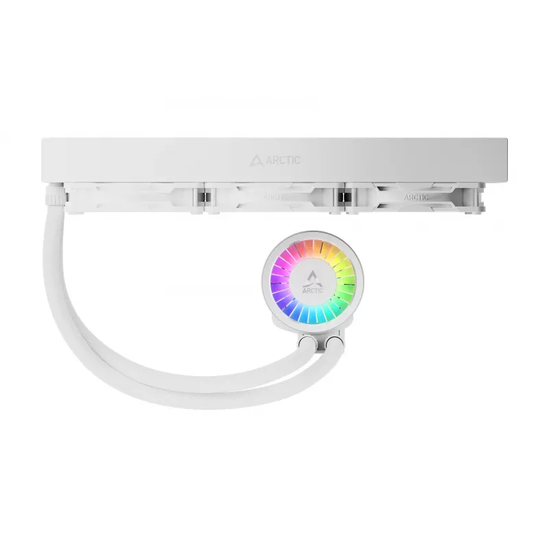 ARCTIC Liquid Freezer III Pro 360 A-RGB (Balta) – Daugialypis viskas viename CPU vandens aušintuvas su A-RGB