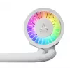 ARCTIC Liquid Freezer III Pro 360 A-RGB (Balta) – Daugialypis viskas viename CPU vandens aušintuvas su A-RGB
