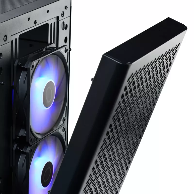 Korpusas Cooler Master Elite 502 Midi Tower Juodas