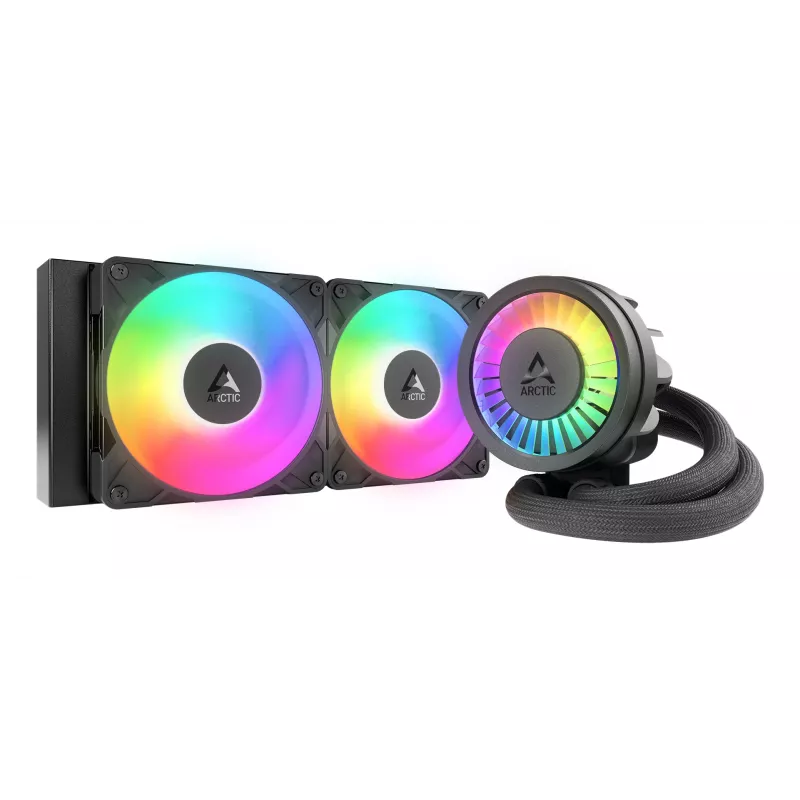 ARCTIC Liquid Freezer III Pro 240 A-RGB - Daugialypis universalus CPU vandens aušintuvas su A-RGB juodos spalvos