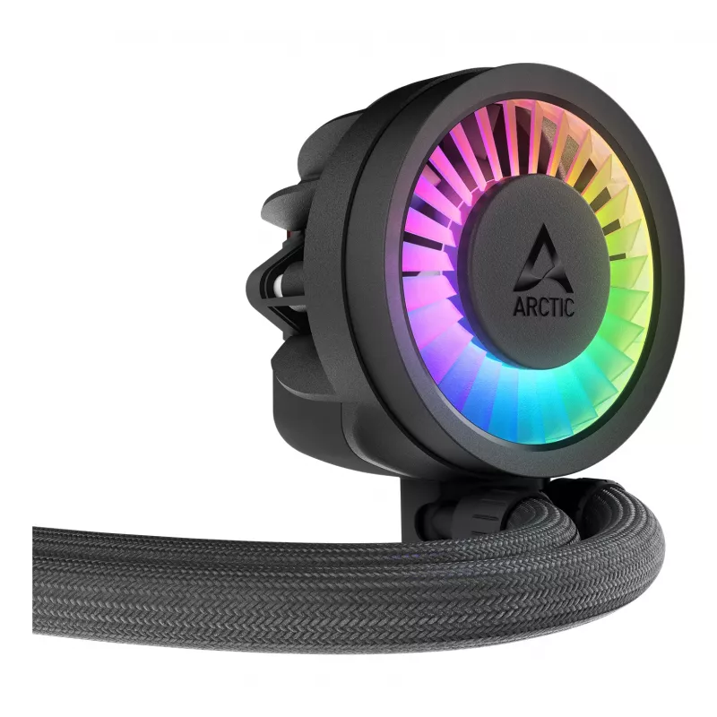 ARCTIC Liquid Freezer III Pro 240 A-RGB - Daugialypis universalus CPU vandens aušintuvas su A-RGB juodos spalvos