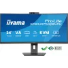 Monitorius iiyama ProLite XCB3497WQSNPH-B1 86,4 cm (34 inch) 3440x1440 UltraWide Quad HD LED lenktas