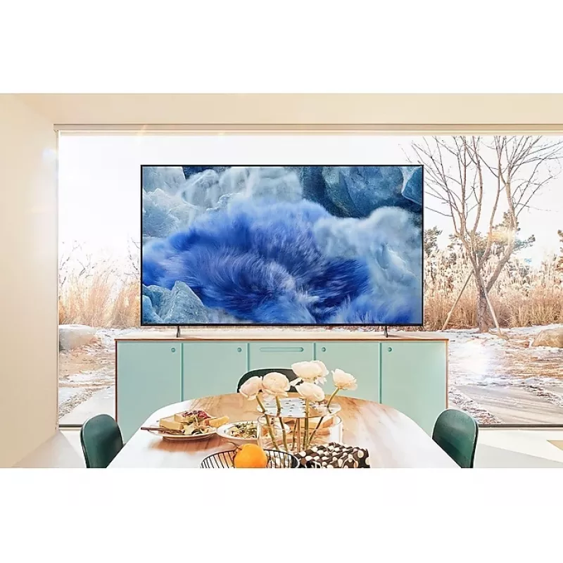 Samsung Q8F QE55Q8FAAU 139,7 cm (55 colių) 4K Ultra HD QLED išmanusis televizorius Wi-Fi pilka, titano spalva