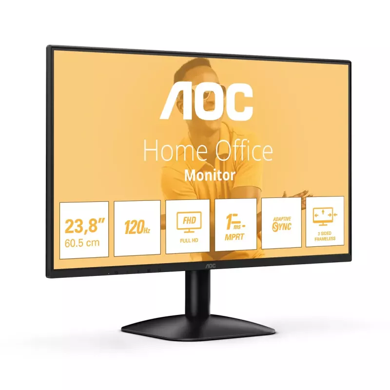 AOC 24B31H monitorius 60,5 cm (23,8 colio) 1920 x 1080 pikselių Full HD juodas