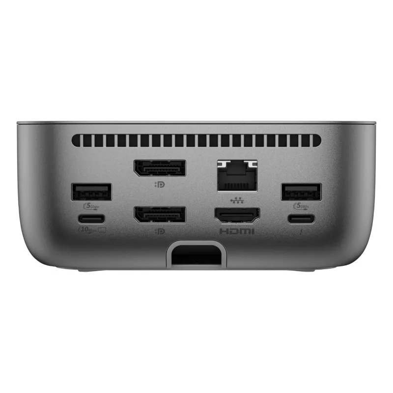 HP Thunderbolt 4 Ultra 180W G6 Dock, laidinis, Thunderbolt 4, 180 W, 10,100,1000,2500 Mbit/s, pilka, 8K Ultra HD
