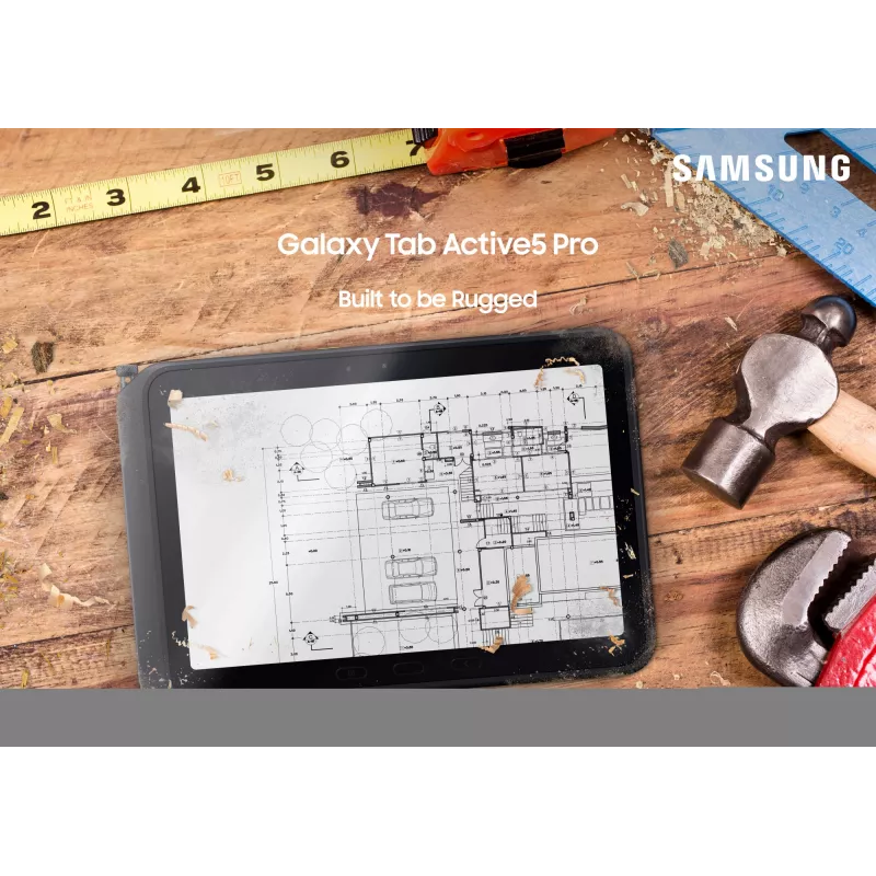 Samsung Galaxy Tab Active5 Pro 5G Enterprise Edition 256 GB 10.1 colių 8 GB RAM Wi-Fi 6 Android 15 Žalia