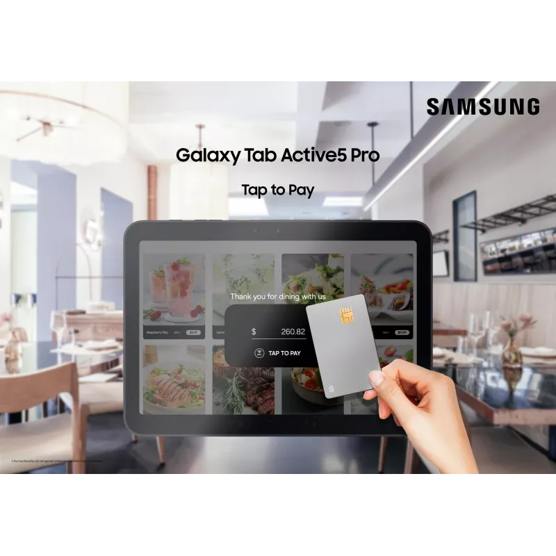 Samsung Galaxy Tab Active5 Pro 5G Enterprise Edition 256 GB 10.1 colių 8 GB RAM Wi-Fi 6 Android 15 Žalia