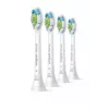 Philips HX6064/87 Optimal White dantų šepetėlio antgaliai – 4 vnt., balti, vidutinio kietumo šereliai