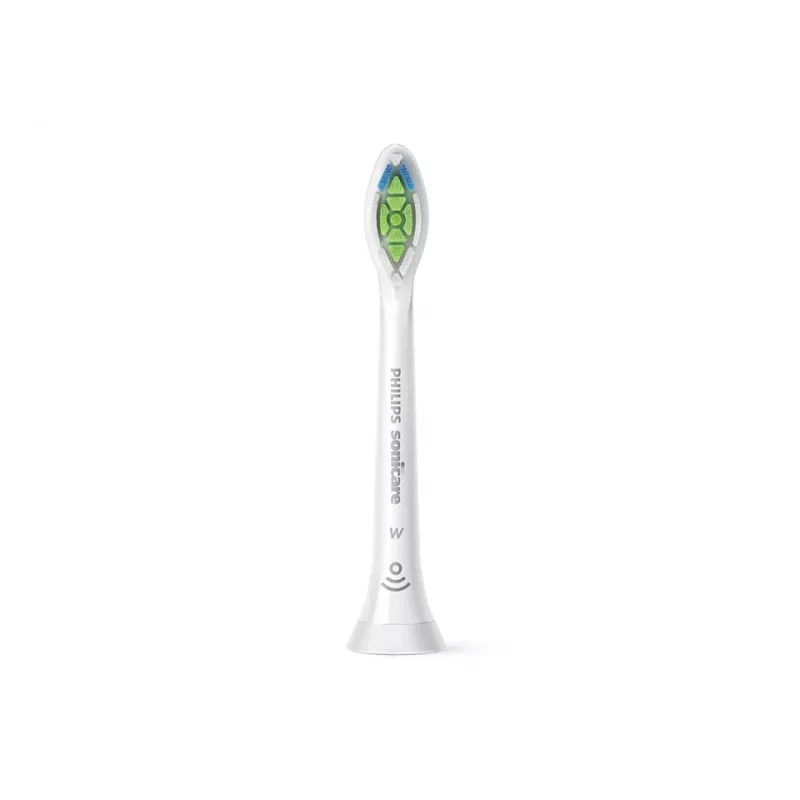 Philips HX6064/87 Optimal White dantų šepetėlio antgaliai – 4 vnt., balti, vidutinio kietumo šereliai