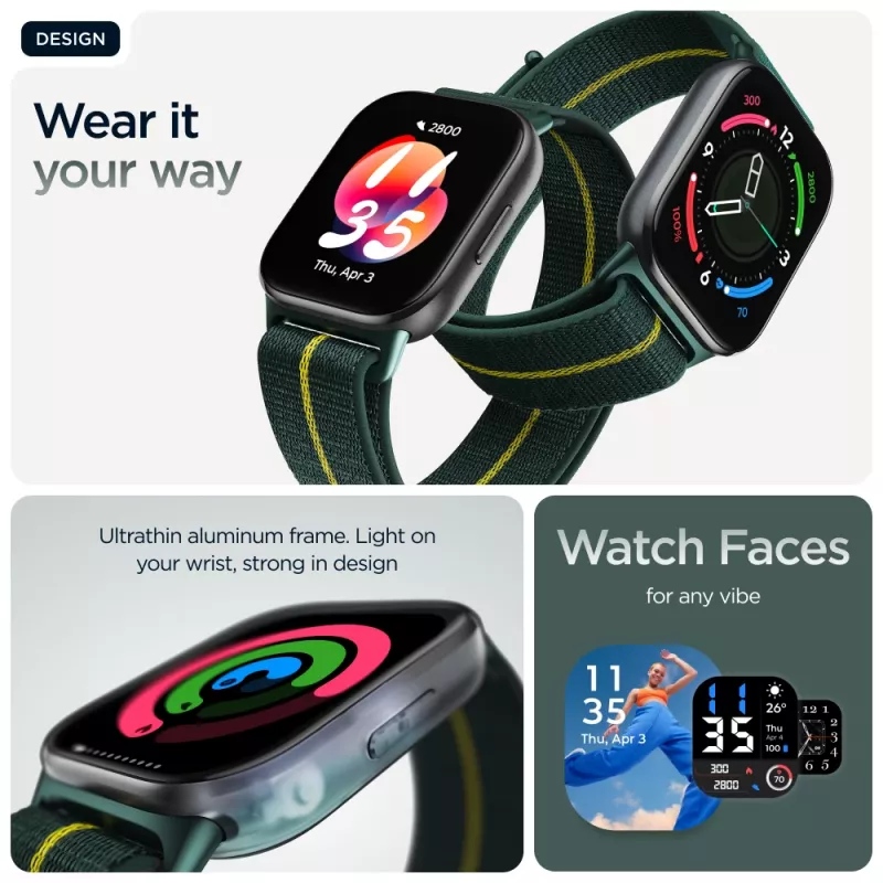 Motorola Solutions Watch Fit žalias (PG38C07182)